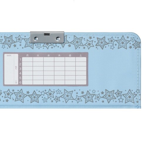 すべりにくい片開筆入くるグリップライトブルー2個