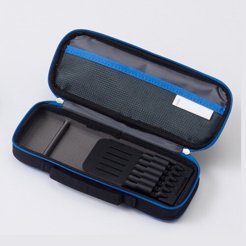 トップライナーペンケースポケット付ブラック2個