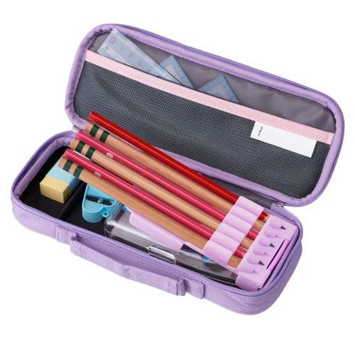 トップライナーペンケースポケット付バイオレット2個