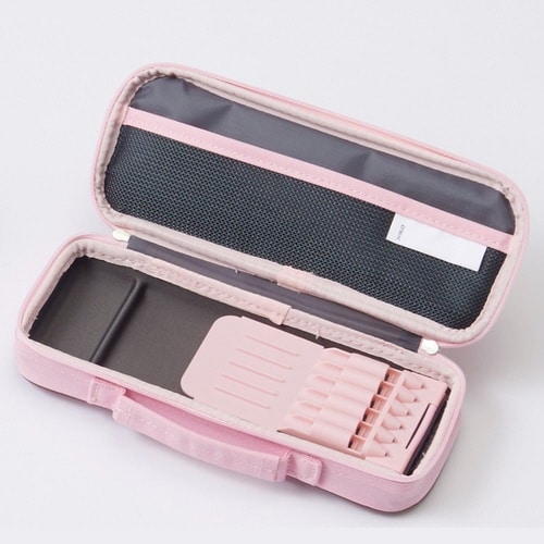 トップライナーペンケース ポケット付 ピンク 2個