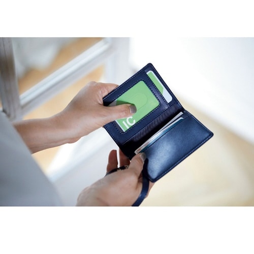 グロワール 2つ折りパスケース ブラック 2個