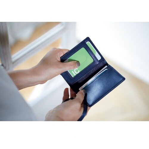 グロワール 2つ折りパスケース ネイビー 2個