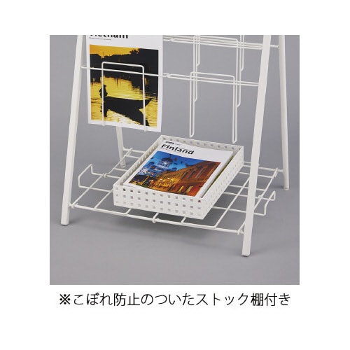 パンフレットスタンド10段2列A4パンフレット用