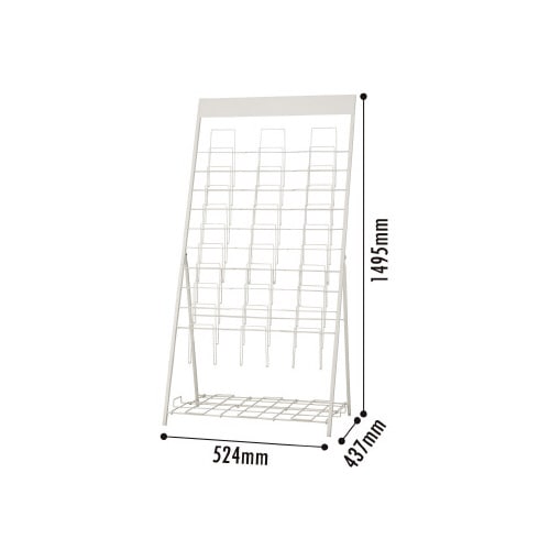 パンフレットスタンド10段3列A4パンフレット用