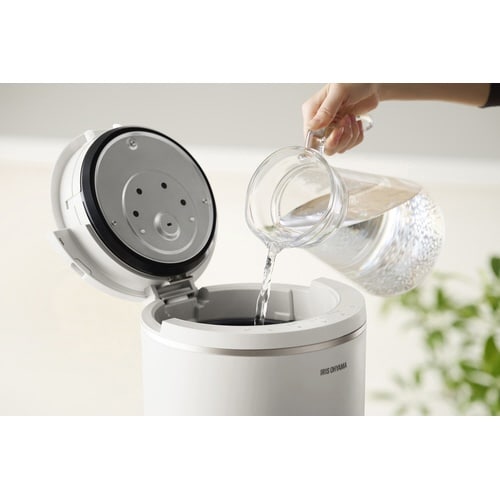 丸洗いスチーム式加湿器600ml MHU60A W