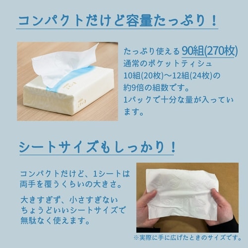 ネピアよそいき保湿ソフトパックティシュ90組5個入