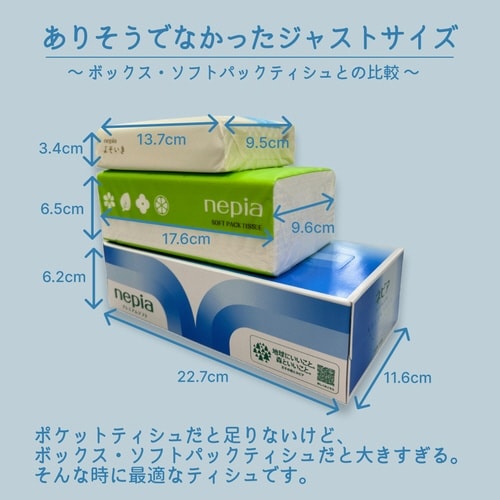 ネピアよそいき保湿ソフトパックティシュ90組5個入