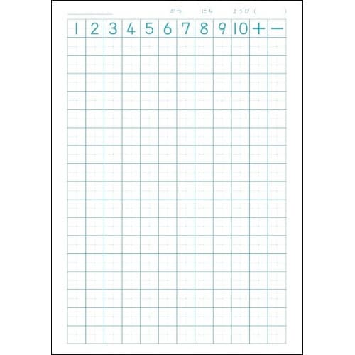 B5セレクト学習帳 さんすう17マス+×10