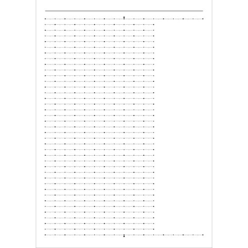 ドットポッチノート 01 縦×10