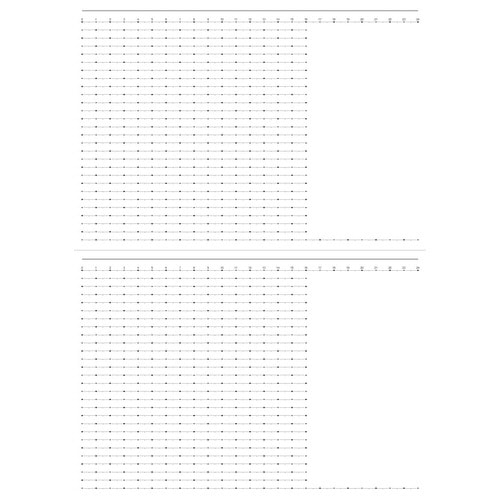 ドットポッチノート 01 横×10