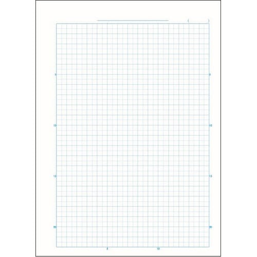B5カラー方眼 5mmグリーン×10