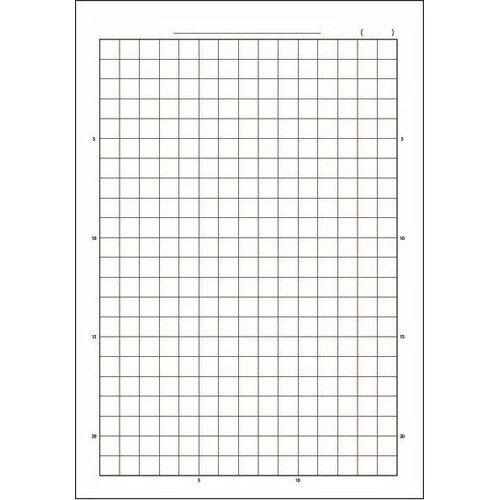 B5セレクト学習帳 10mm方眼×10