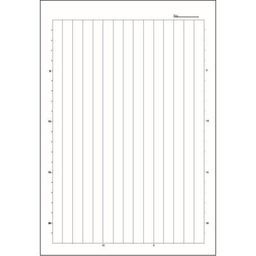 B5セレクト学習帳 縦罫15行×10