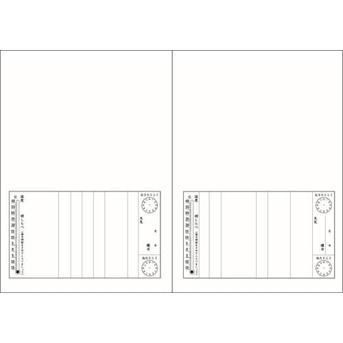 B5セレクト絵日記1頁1日1縦罫10行×10