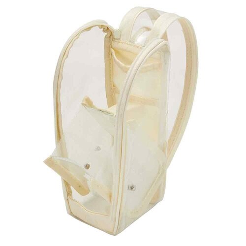 デテクールクリア ペンケース ホワイト×2