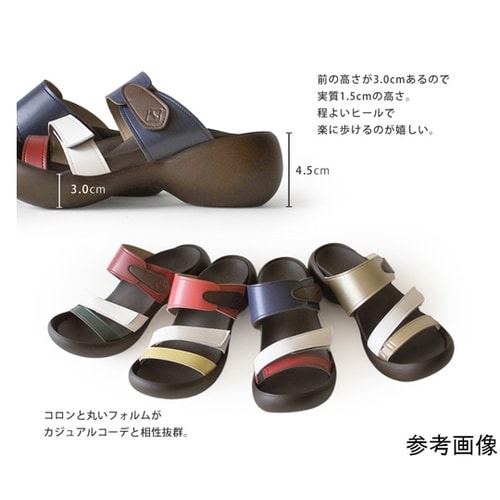 リゲッタ エッグヒールサンダル ブラック
