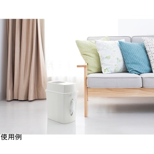 ティッシュケース付きダストボックス W