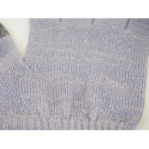 スマホが使えるシルク混のおやすみ手袋 F