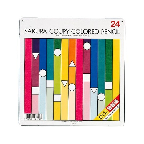 ク−ピ−色鉛筆24色(スタンダード) P