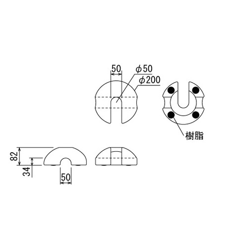 ドームウェイト シルバー M−979