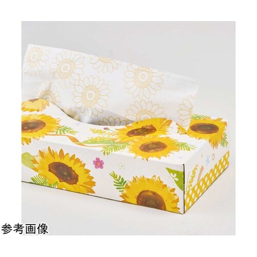 ノベルティ ひまわりペーパー ティッシュ