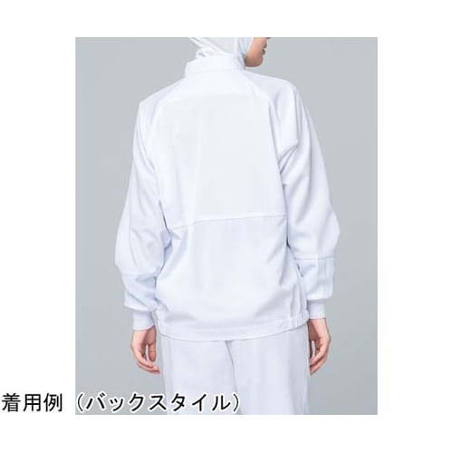 長袖ジャンパー ホワイト 高温作業場向け