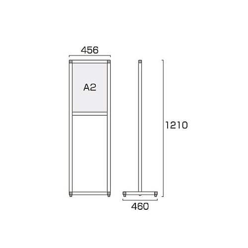 ブラックバリウスメッセージスタンド ブラ