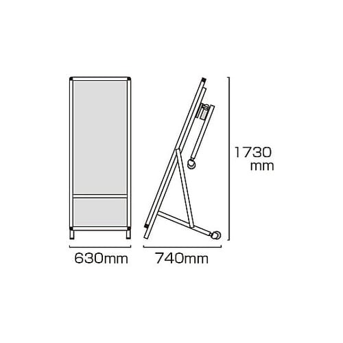ブラックサポートサインニューストレッチャ
