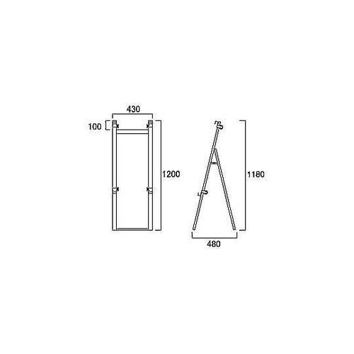アルミニューイーゼルM アームキャスター