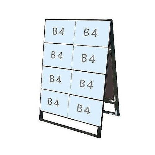 ブラックカードケーススタンド看板 B4横