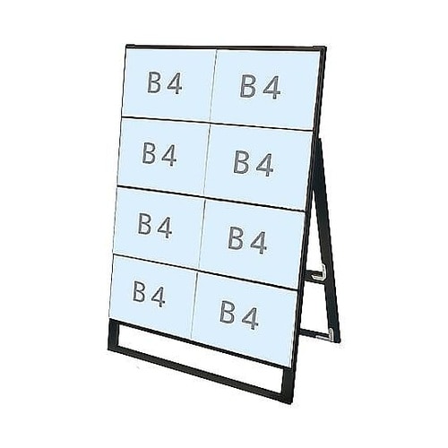 ブラックカードケーススタンド看板 B4横