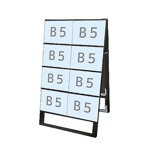 ブラックカードケーススタンド看板 B5横