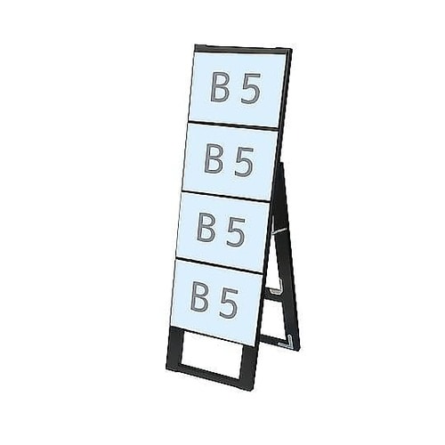 ブラックカードケーススタンド看板 B5横