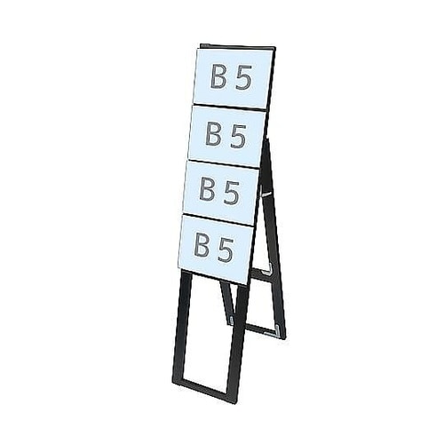 ブラックカードケーススタンド看板 B5横