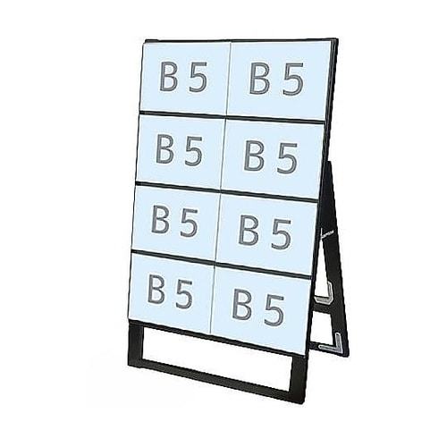 ブラックカードケーススタンド看板 B5横