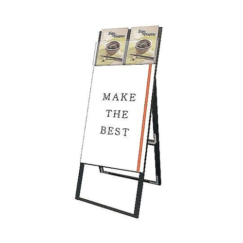 ブラックカタログケーススタンド看板 Dタ