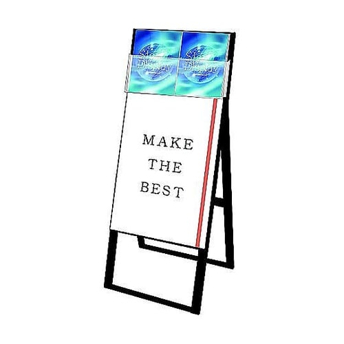 ブラックカタログケーススタンド看板 Dタ