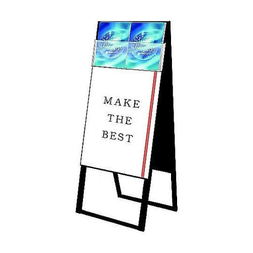 ブラックカタログケーススタンド看板 Dタ