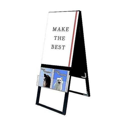 ブラックカタログケーススタンド看板 Uタ