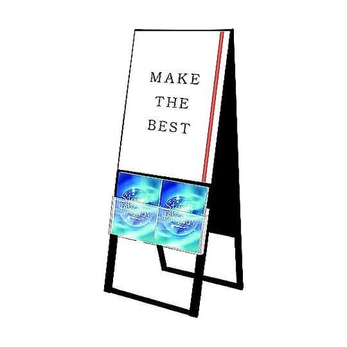 ブラックカタログケーススタンド看板 Uタ