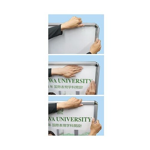 ポスターグリップスタンド看板 屋外用 A