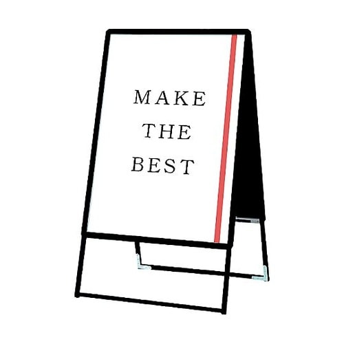 ポスターグリップスタンド看板 屋外用 B