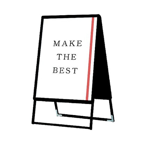 ポスターグリップスタンド看板 屋外用 B