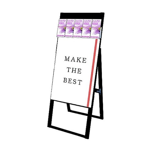 ブラックパンフレットケーススタンド看板