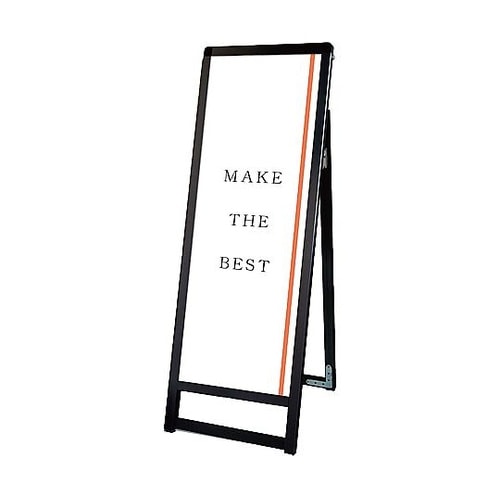 ブラックバリウススタンド看板 A3縦縦ロ