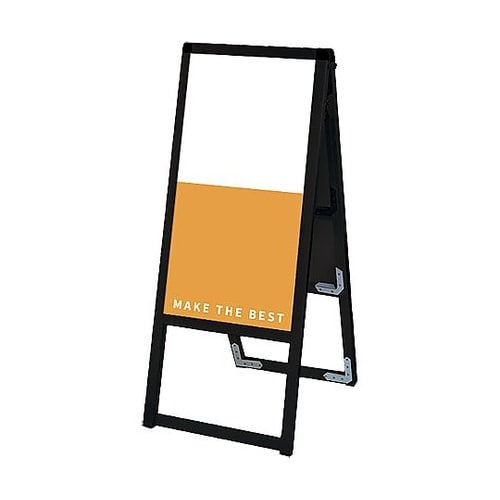 ブラックバリウススタンド看板 アルミ複合