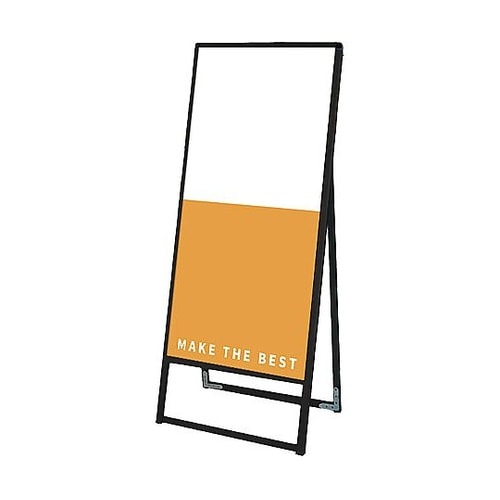 ブラックバリウススタンド看板 アルミ複合