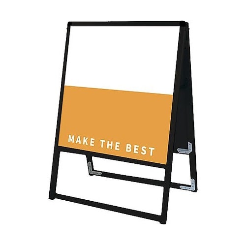 ブラックバリウススタンド看板 アルミ複合