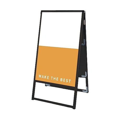 ブラックバリウススタンド看板 アルミ複合