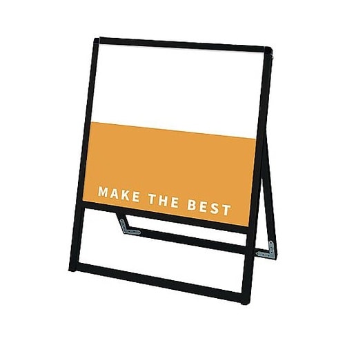 ブラックバリウススタンド看板 アルミ複合